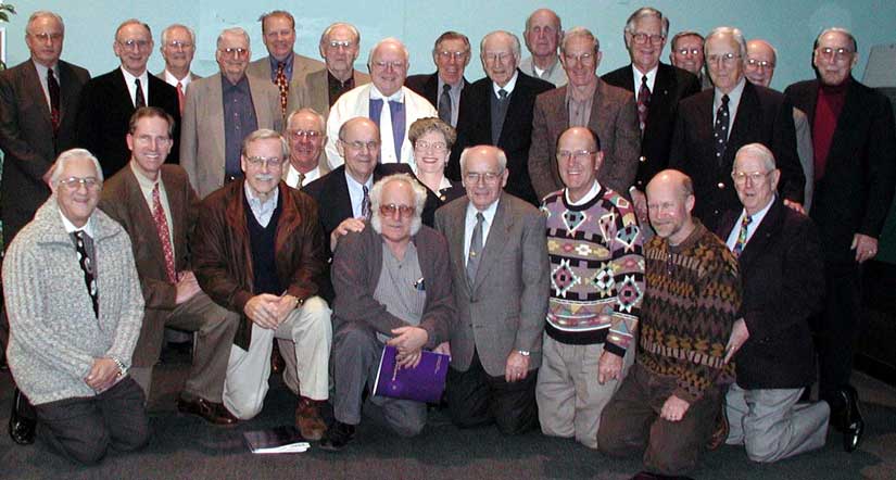 Photo of several past presidents